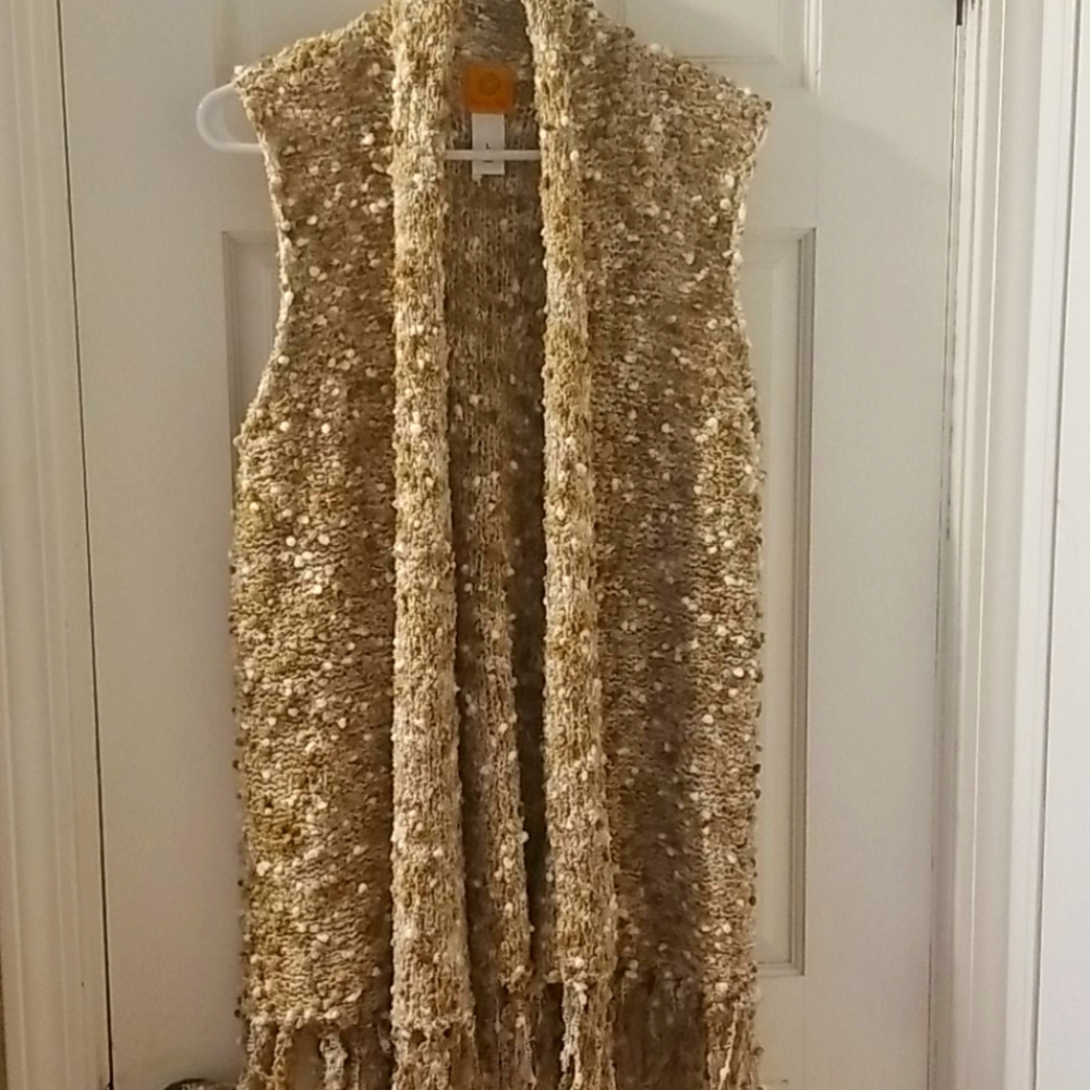 Ruby Road open sweater vest